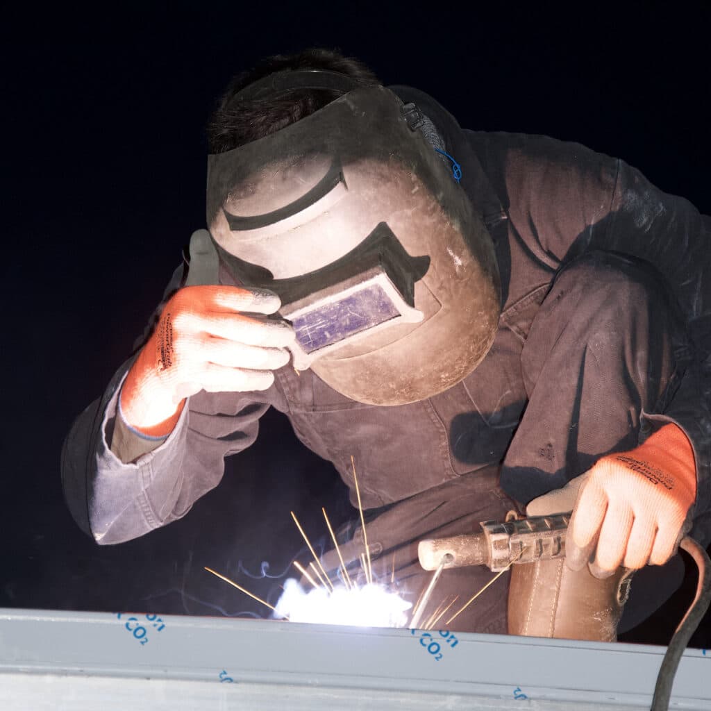 photograph of a CDE welder