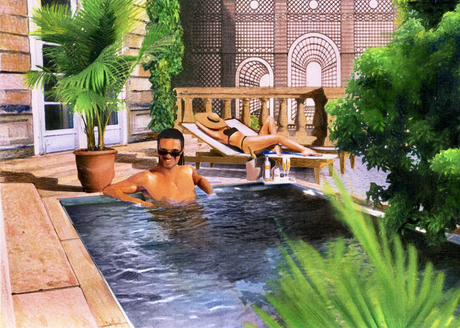 plunge pool illustration